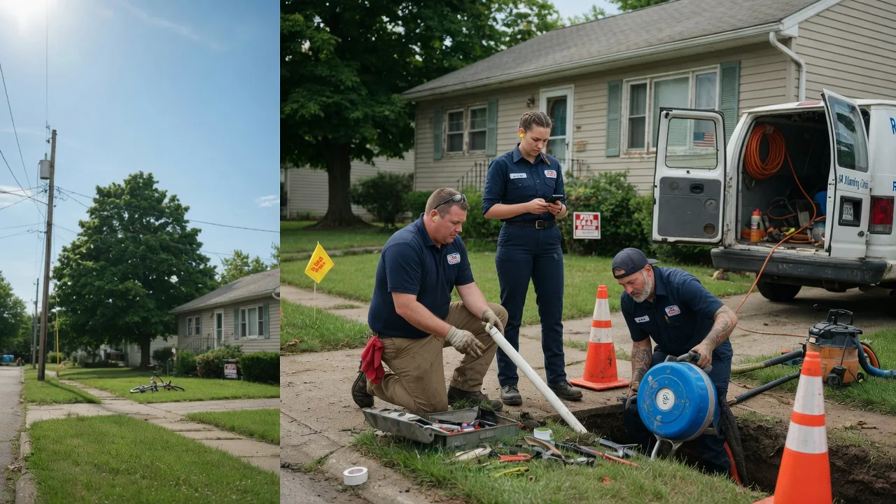 Sewer Line Repair in Ridge Farm, IL near me